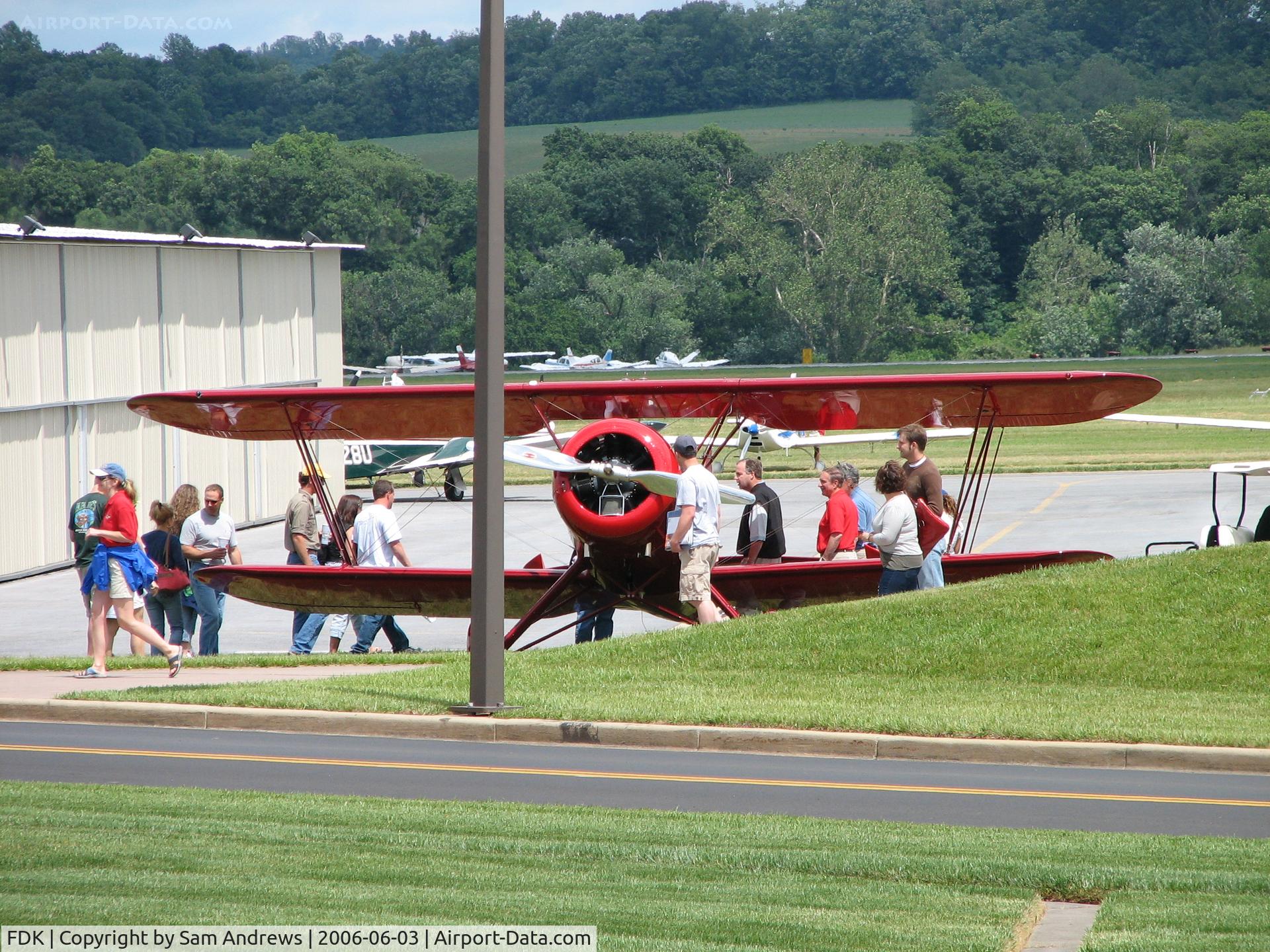 Frederick Municipal Airport (FDK) - the flight/static display area