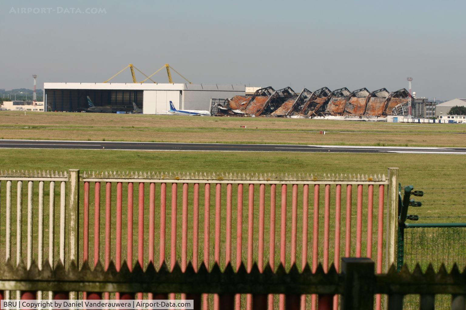 Brussels Airport, Brussels / Zaventem   Belgium (BRU) - maintenance workshop 40 after fire of May 05, 2006