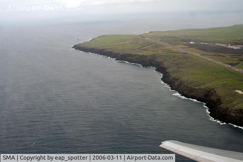 Santa Maria Airport, Santa Maria Island Portugal (SMA) - Leaving Santa Maria Azores after a fuel-stop to POP