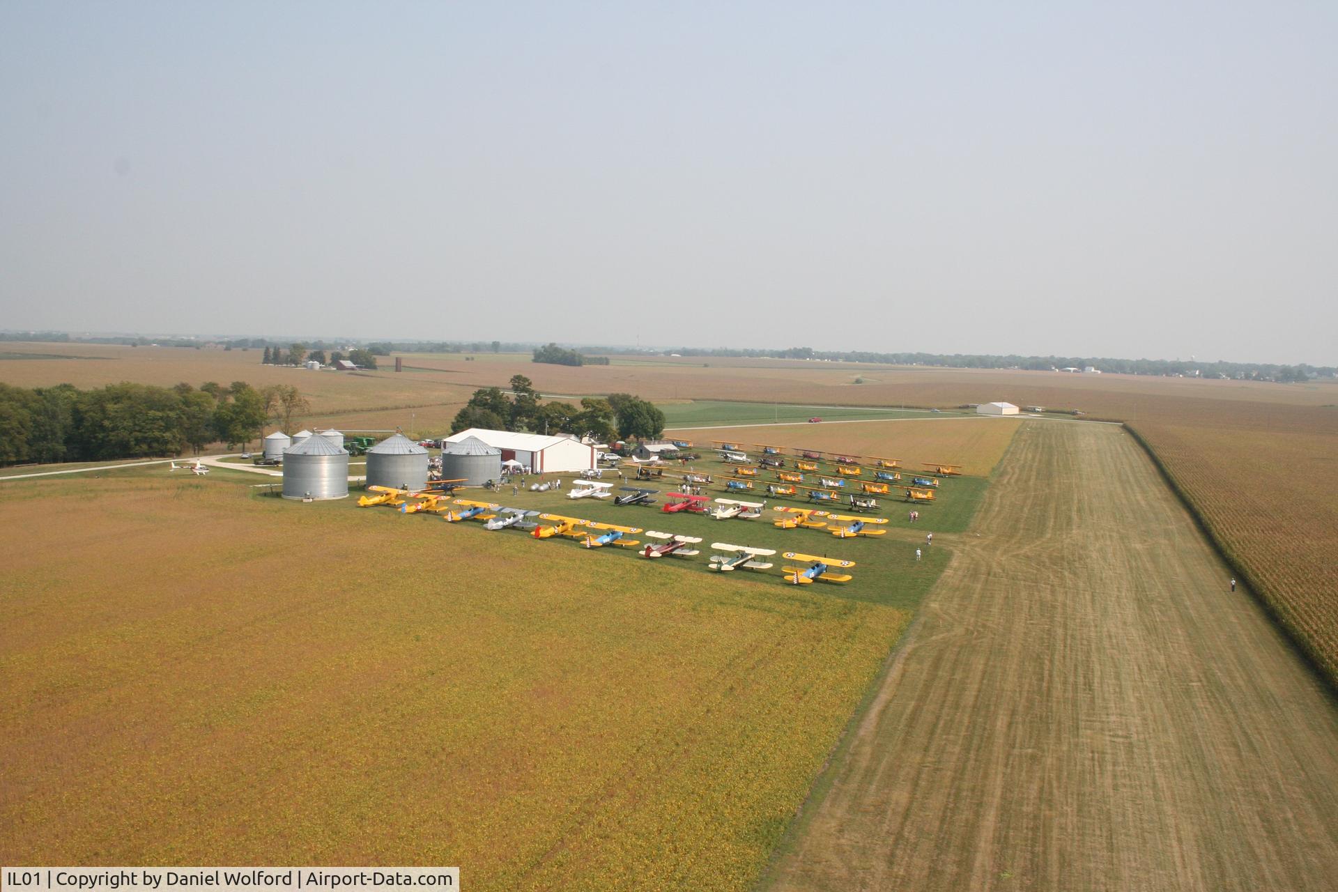 Wolford's Airport (IL01) - September 2005 during Galesburg's National Stearman Fly-In