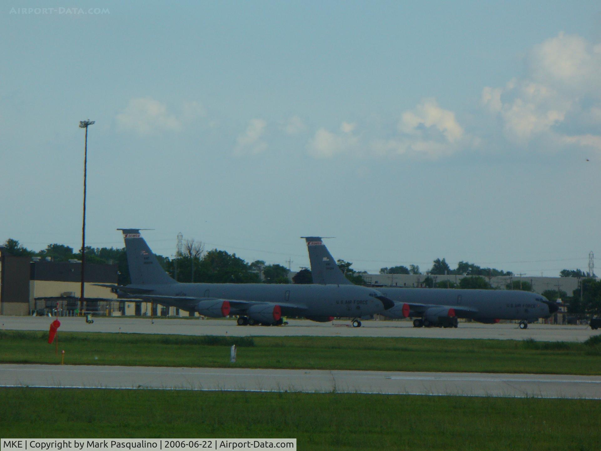 General Mitchell International Airport (MKE) - KC-135 aircraft parked on East Ramp