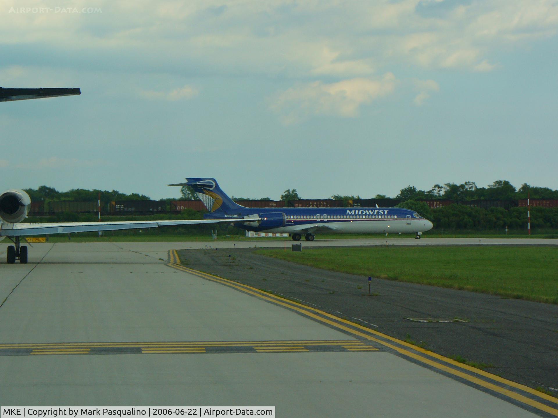 General Mitchell International Airport (MKE) - Holding short Runway 25L