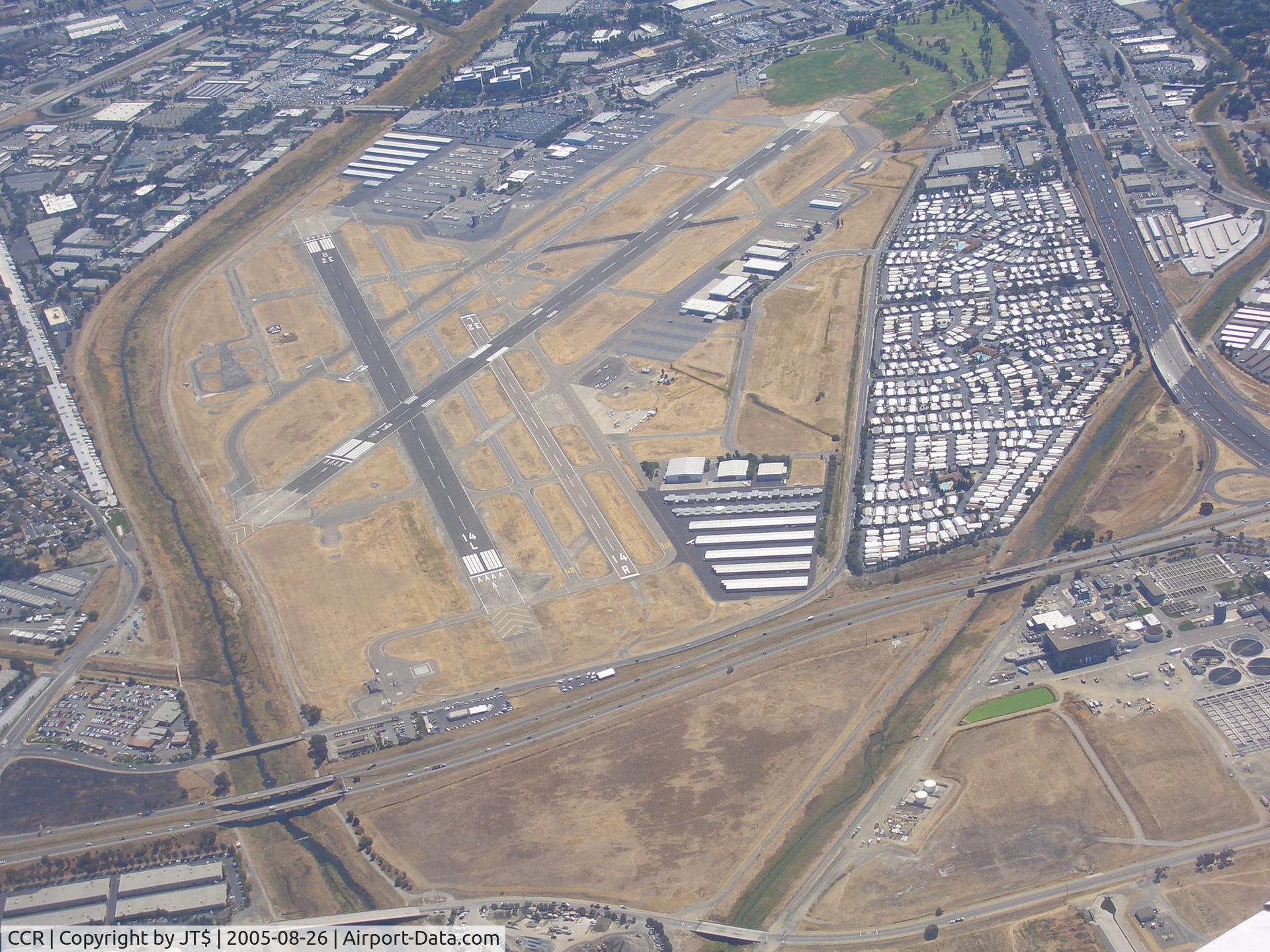 Buchanan Field Airport (CCR) - Aerial of Concord