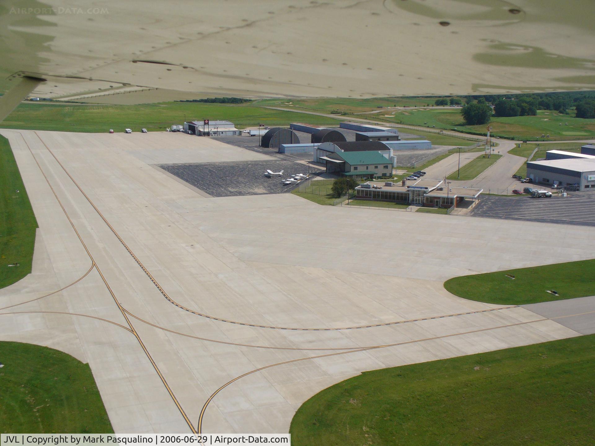 Southern Wisconsin Regional Airport (JVL) - Main Terminal and ramp