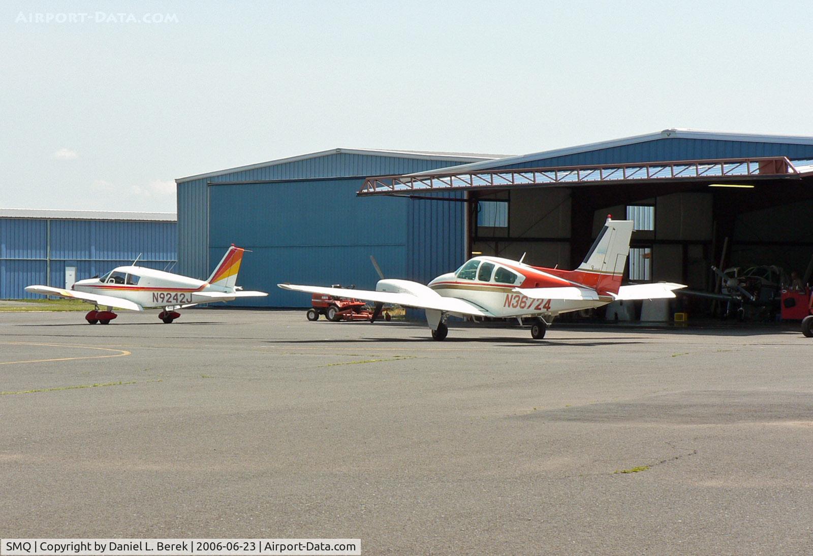 Somerset Airport (SMQ) - George Walker offers two modern maintenance complexes, in addition to a paved runway and a grass strip.