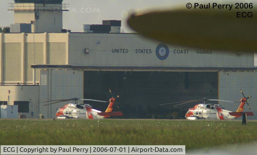 Elizabeth City Cg Air Station/rgnl Airport (ECG) - A couple of the resident HH-60J Jayhawks