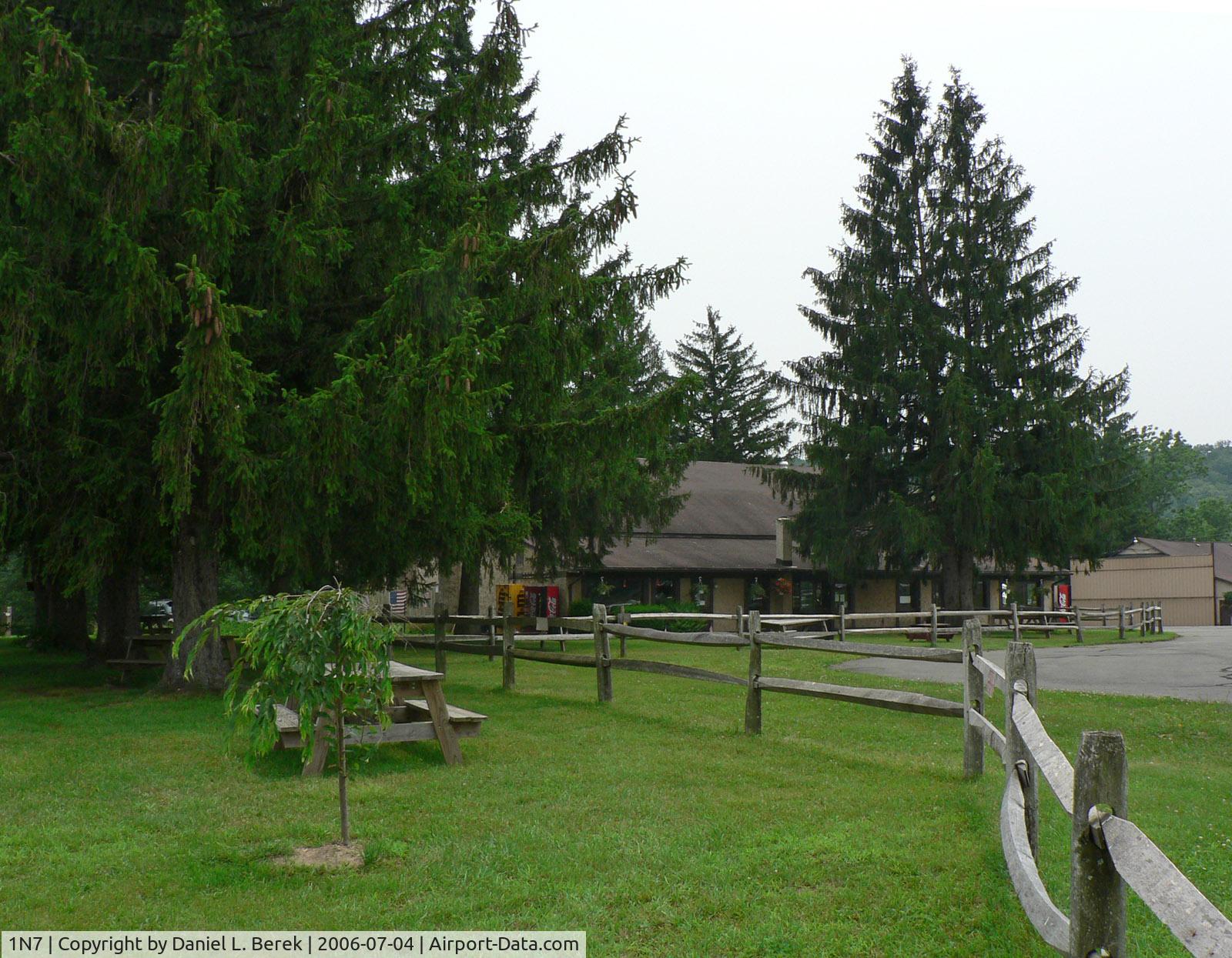 Blairstown Airport (1N7) - The terminal building at Blairstown offers a nice country restaurant.
