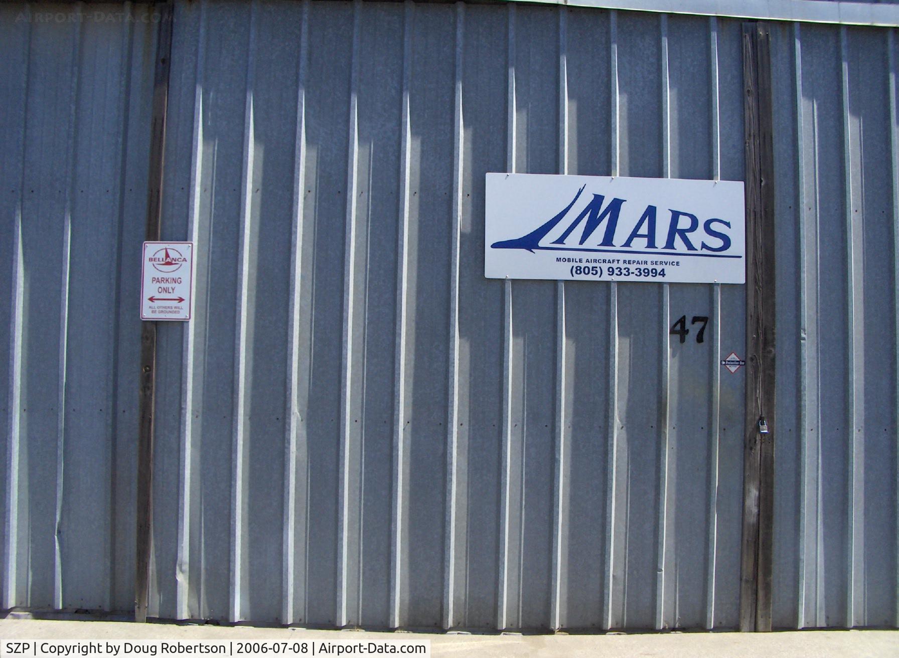 Santa Paula Airport (SZP) - MARS-Mobile Aircraft Repair Service, Dan Torrey, Bellanca specialist