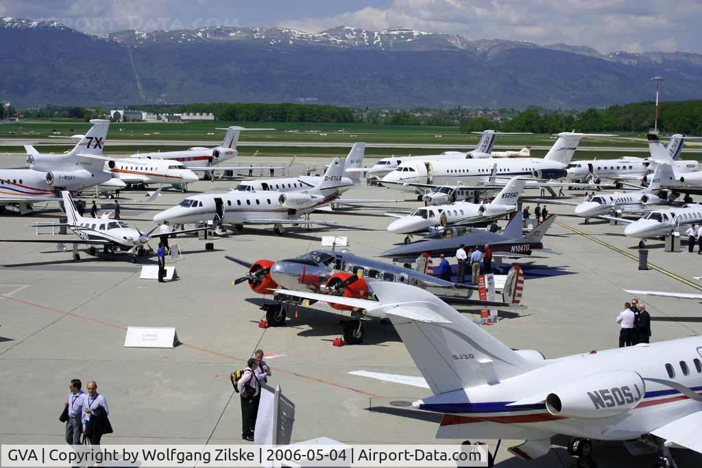 Geneva Cointrin International Airport, Geneva Switzerland (GVA) - EBACE 2006