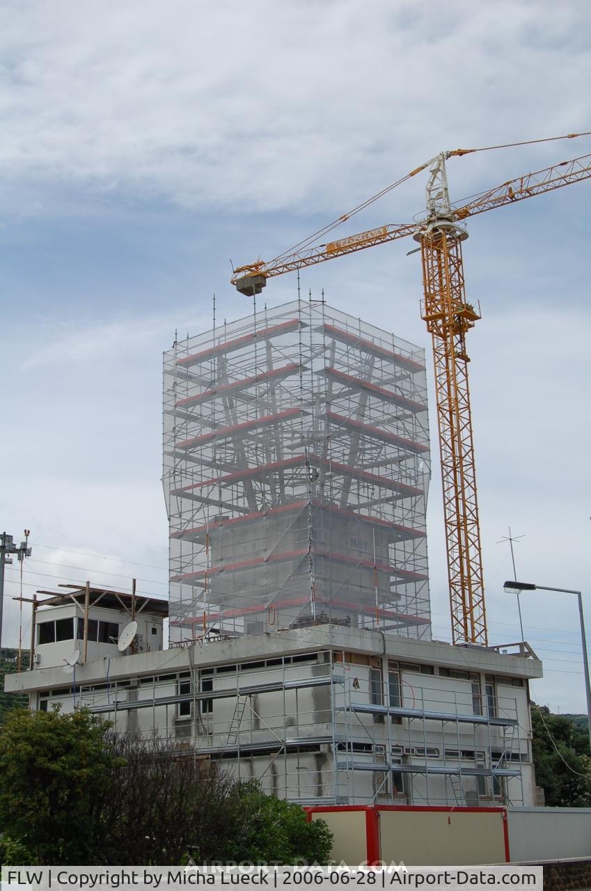 Flores Airport, Flores Island Portugal (FLW) - Renovation of the tower at Santa Cruz on the island of Flores, Azores