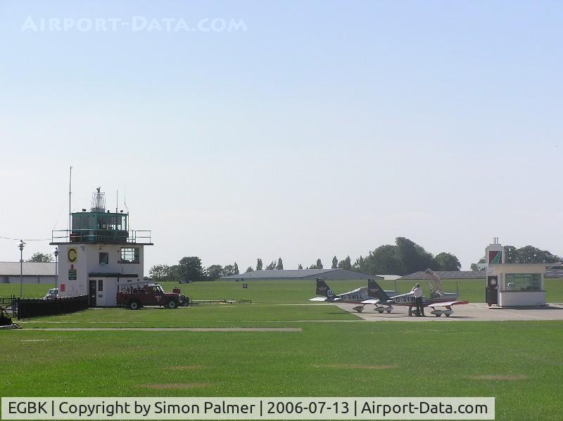 Sywell Aerodrome Airport, Northampton, England United Kingdom (EGBK) - General view of Sywell aerodrome