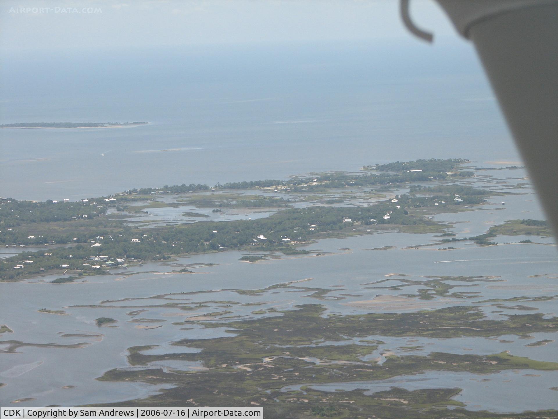 George T Lewis Airport (CDK) - Approaching, getting ready to enter the 45 for a right down wind to 23