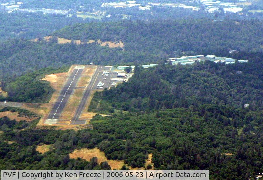 Placerville Airport (PVF) - Plaverville from the northeast