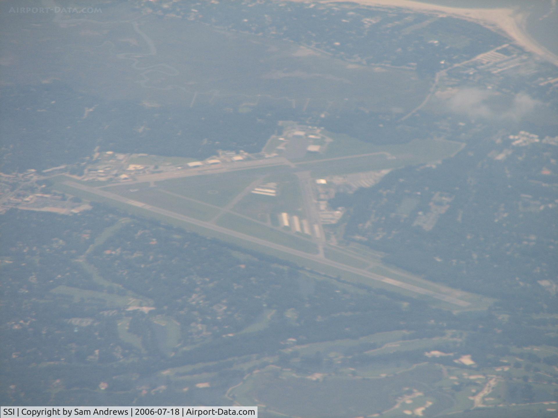 Malcolm Mc Kinnon Airport (SSI) - Climbing to 40K on my way to BWI from JAX.