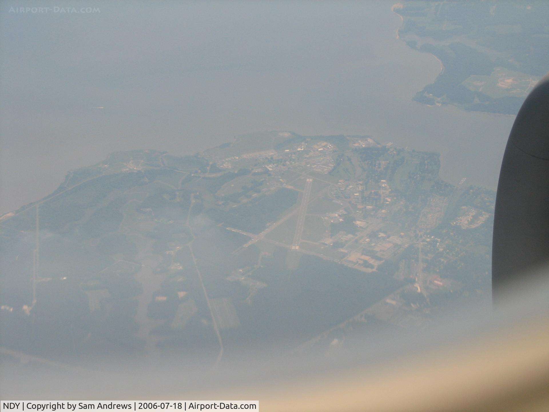 Dahlgren Naval Surface Warfare Center Airport (NDY) - on descent into BWI