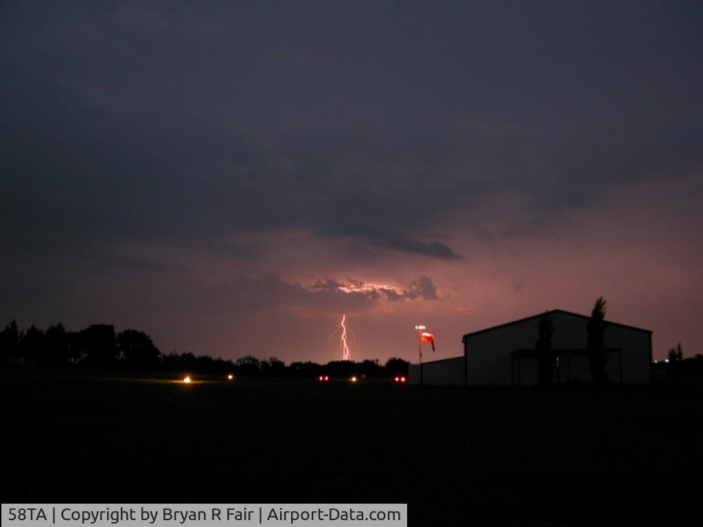 Barton Creek Resort Heliport (58TA) - Stormy Night at Heritage Creek