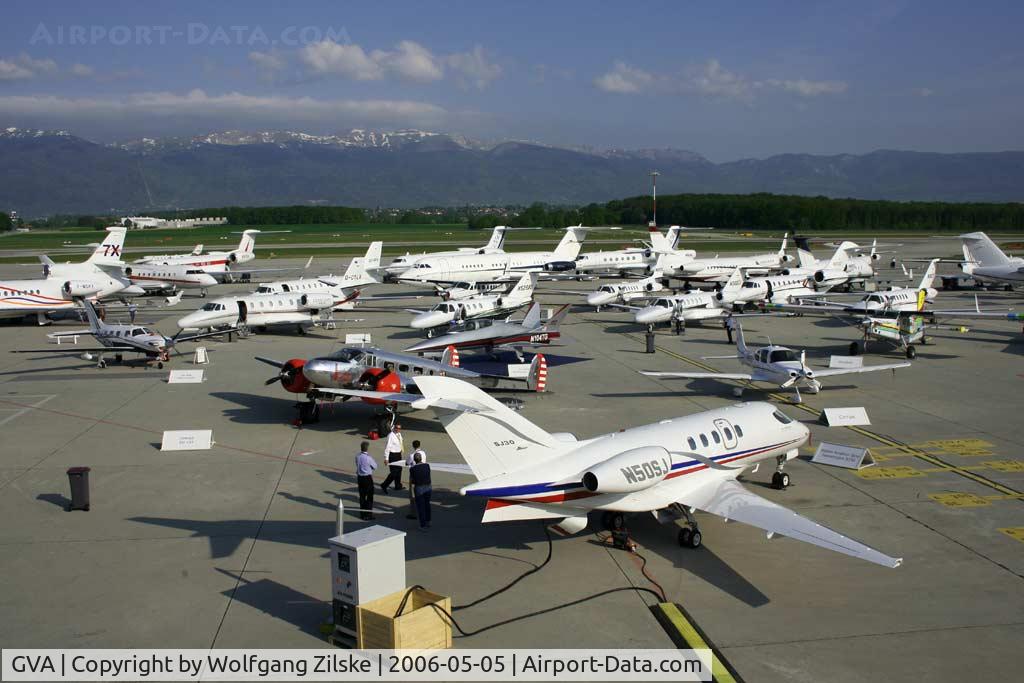 Geneva Cointrin International Airport, Geneva Switzerland (GVA) - EBACE 2006