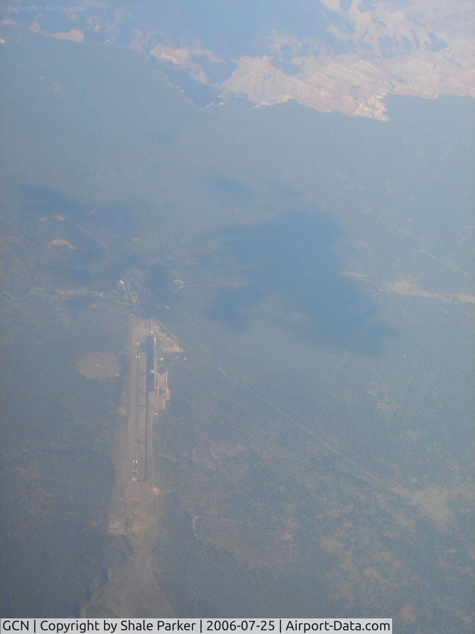 Grand Canyon National Park Airport (GCN) - Looking north towards the Canyon