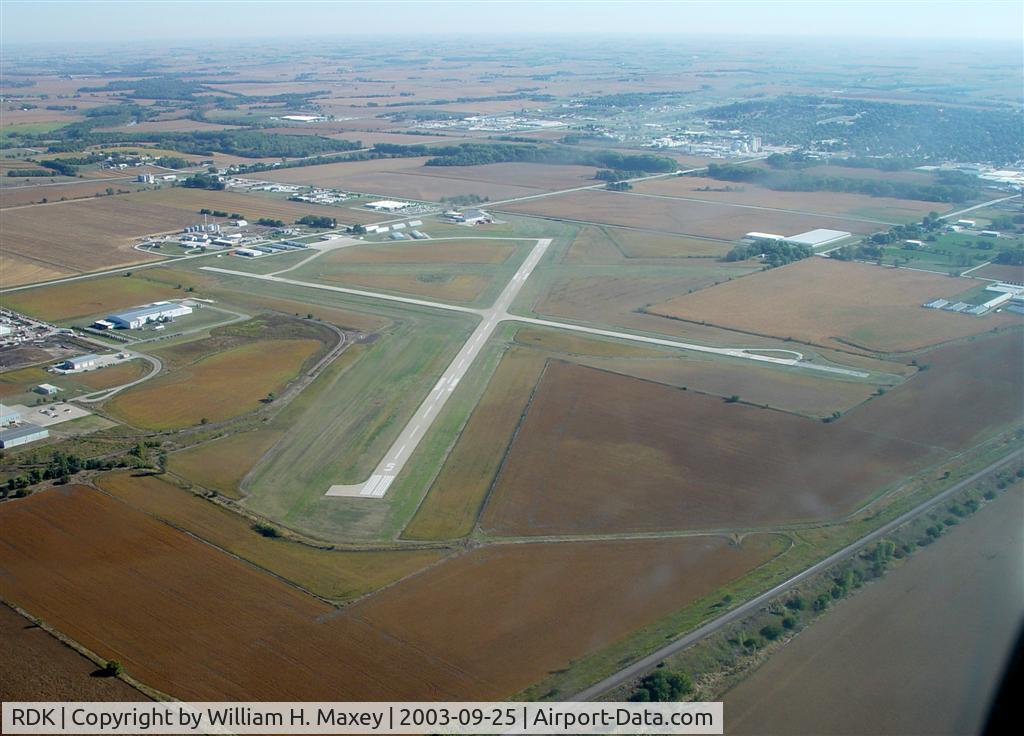 Red Oak Municipal Airport (RDK) - Red Oak in Fall