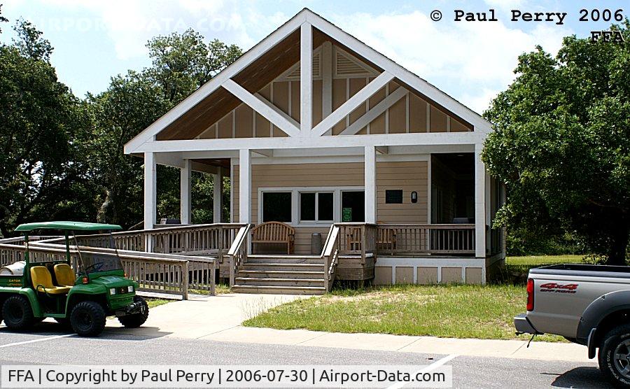 First Flight Airport (FFA) - The only 'airport' related structure. Here are located the Pilot Briefing/Lounge, and M/F facilities