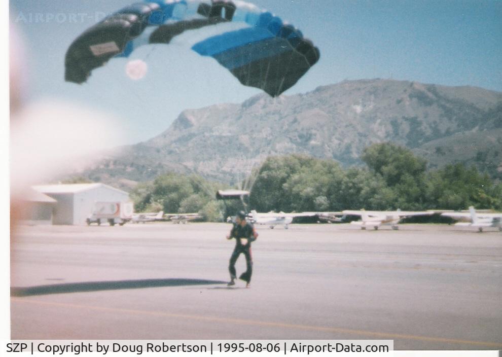 Santa Paula Airport (SZP) - SZP's 65th Anniversary Airshow Parachutists Opening Act-#4 0f 4 shots