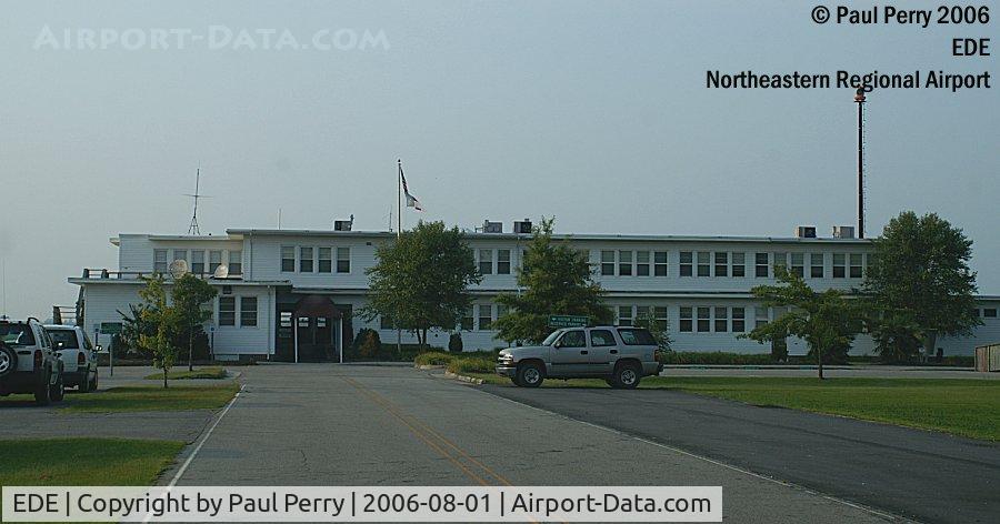 Northeastern Regional Airport (EDE) - Frontal view of the Admin Building