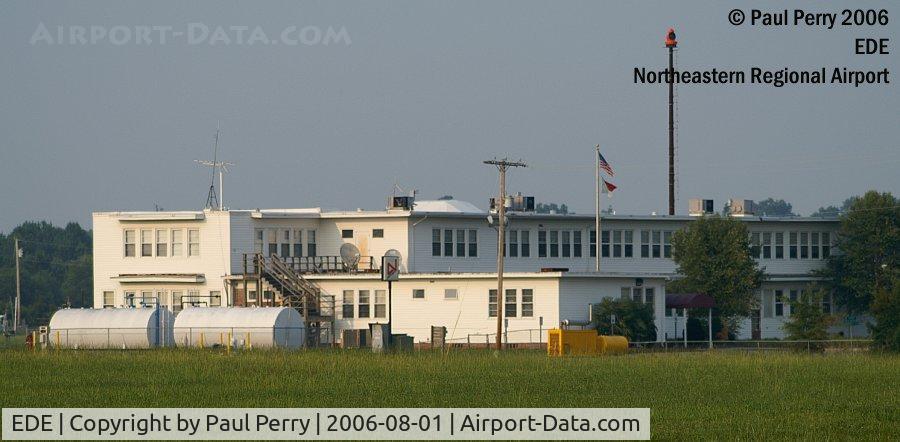 Northeastern Regional Airport (EDE) - The sun is setting on the Admin, which is shared with the NC Dept of Transportation
