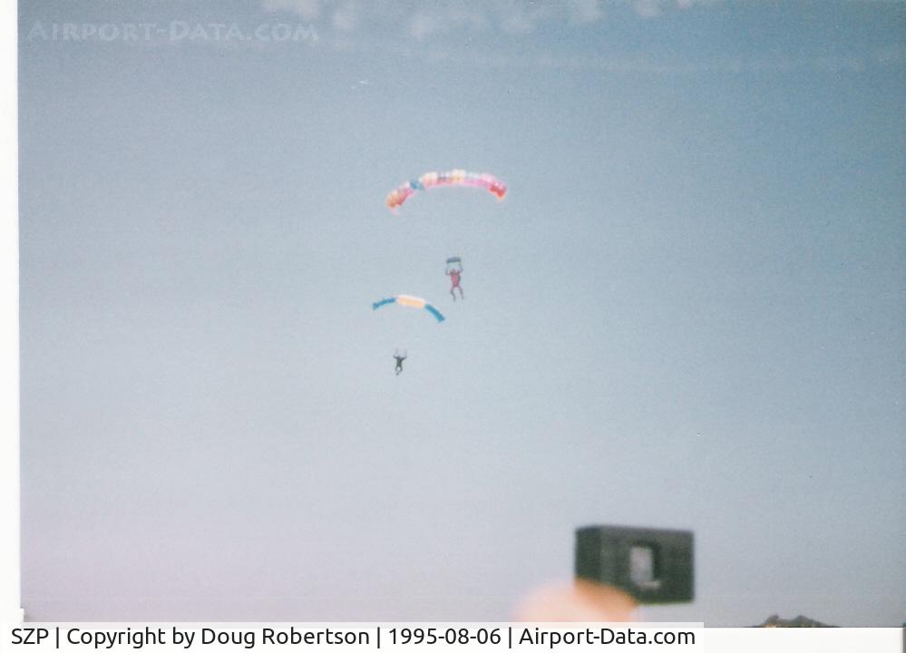 Santa Paula Airport (SZP) - Sport Parachutists Opening act at 65th Anniversary Airshow