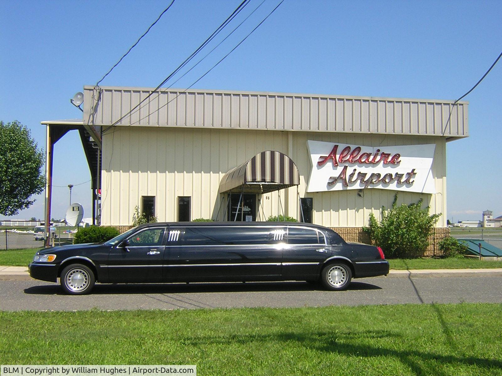 Monmouth Executive Airport (BLM) - terminal building