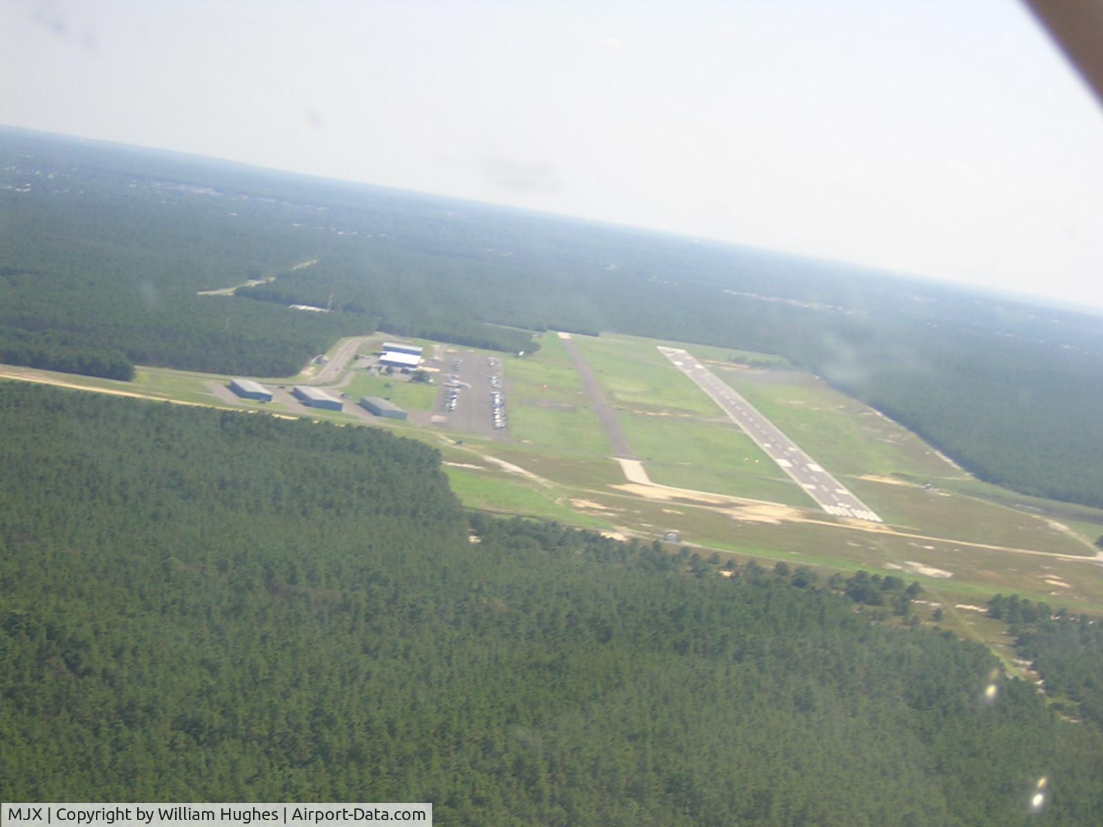 Ocean County Airport (MJX) - shart turn from my Citation