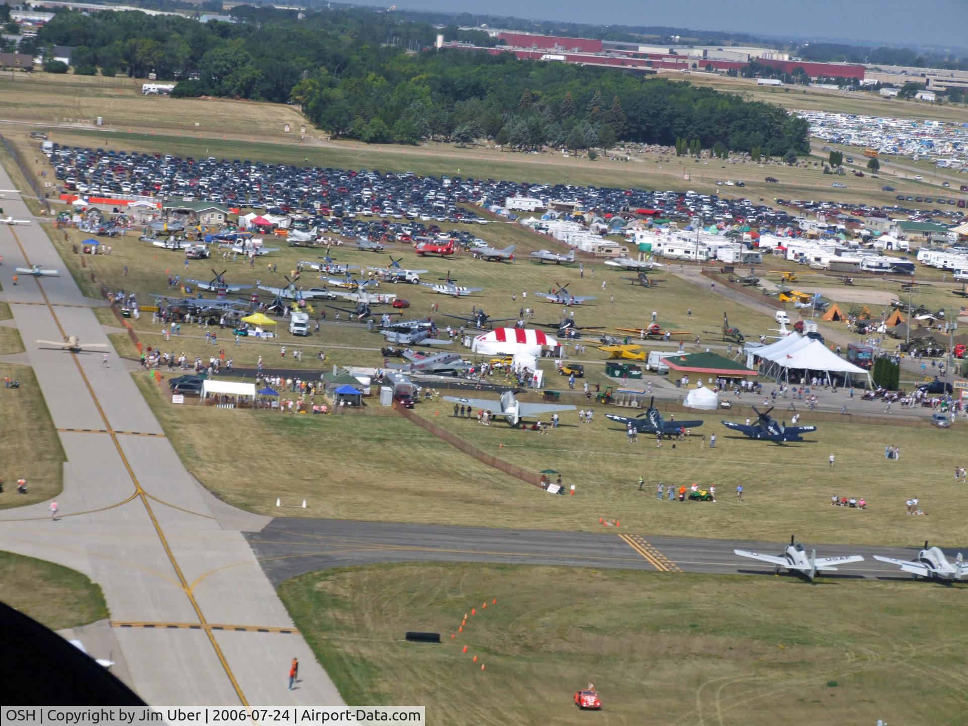 Wittman Regional Airport (OSH) - As far as you could see-airplanes, people, neat stuff!