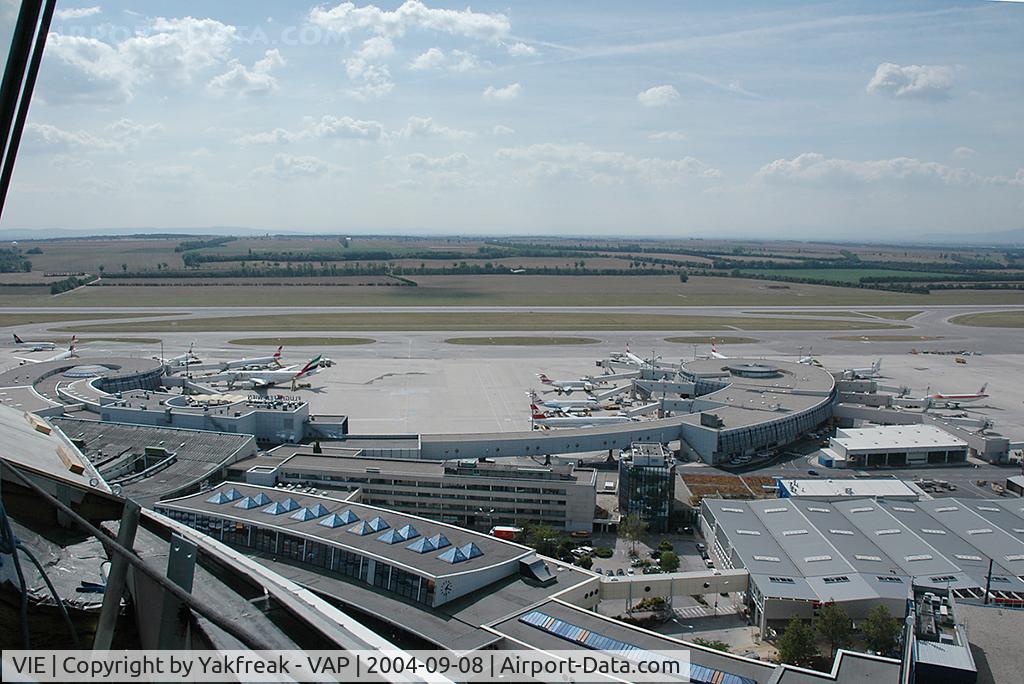 Vienna International Airport, Vienna Austria (VIE) - View from the new tower