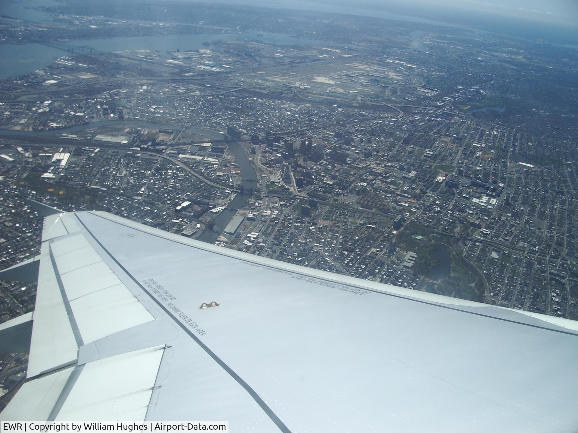 Newark Liberty International Airport (EWR) - after takeoff for Ft Lauderdale