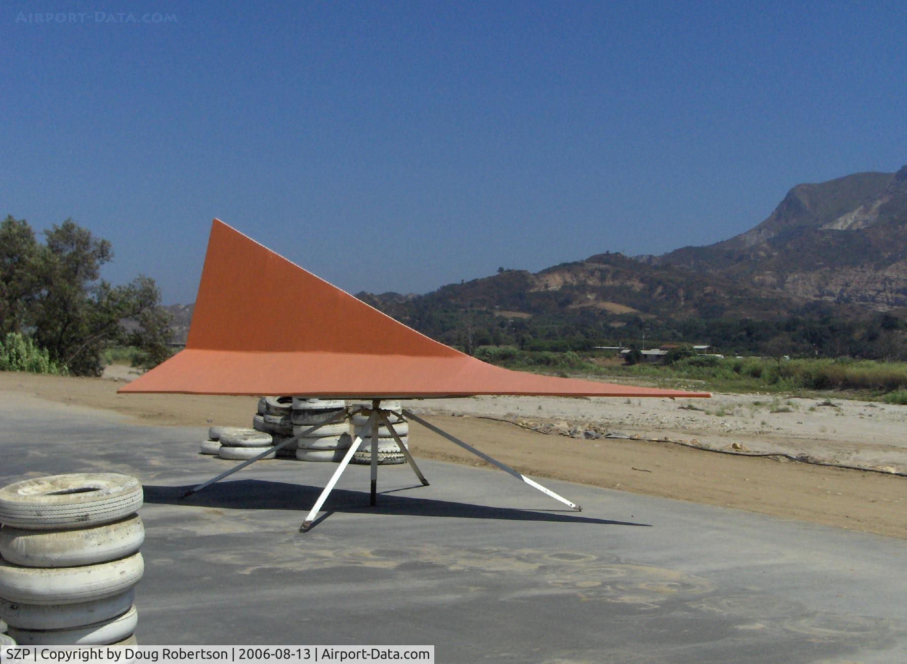Santa Paula Airport (SZP) - Wind Directional Tee, midfield south