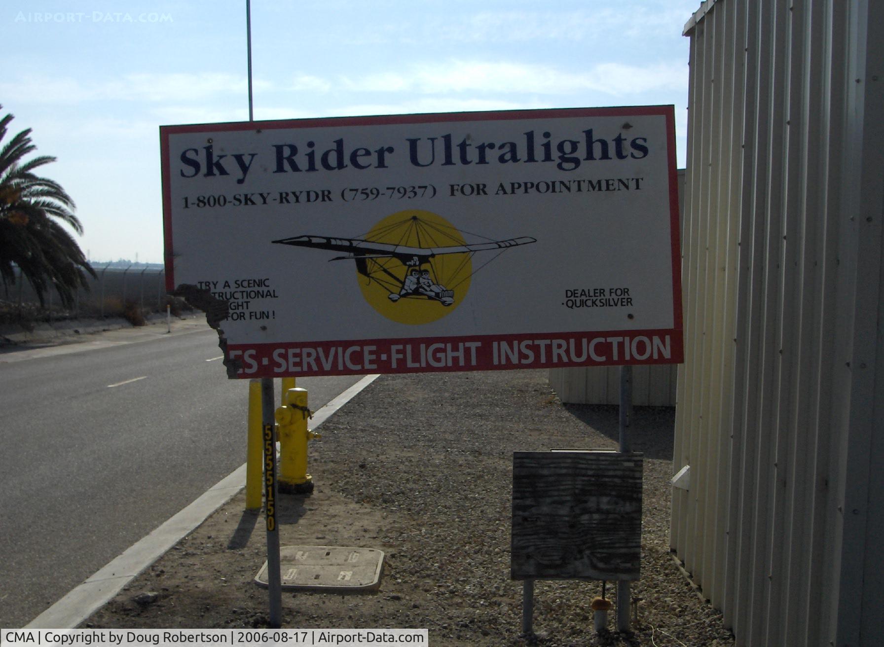 Camarillo Airport (CMA) - Sky Rider Ultralights