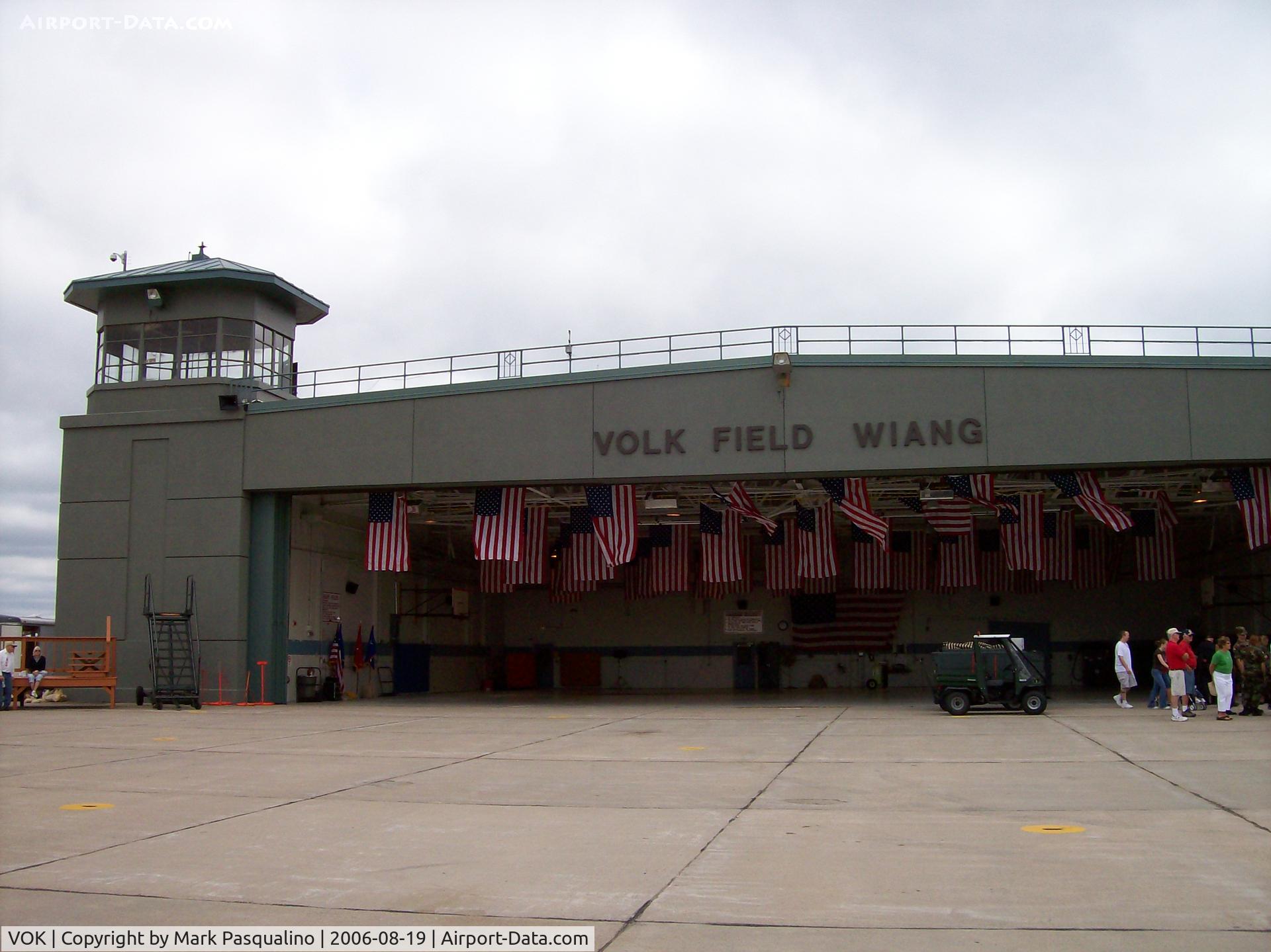 Volk Field Airport (VOK) - Wisconsin Air National Guard Volk Field hangar