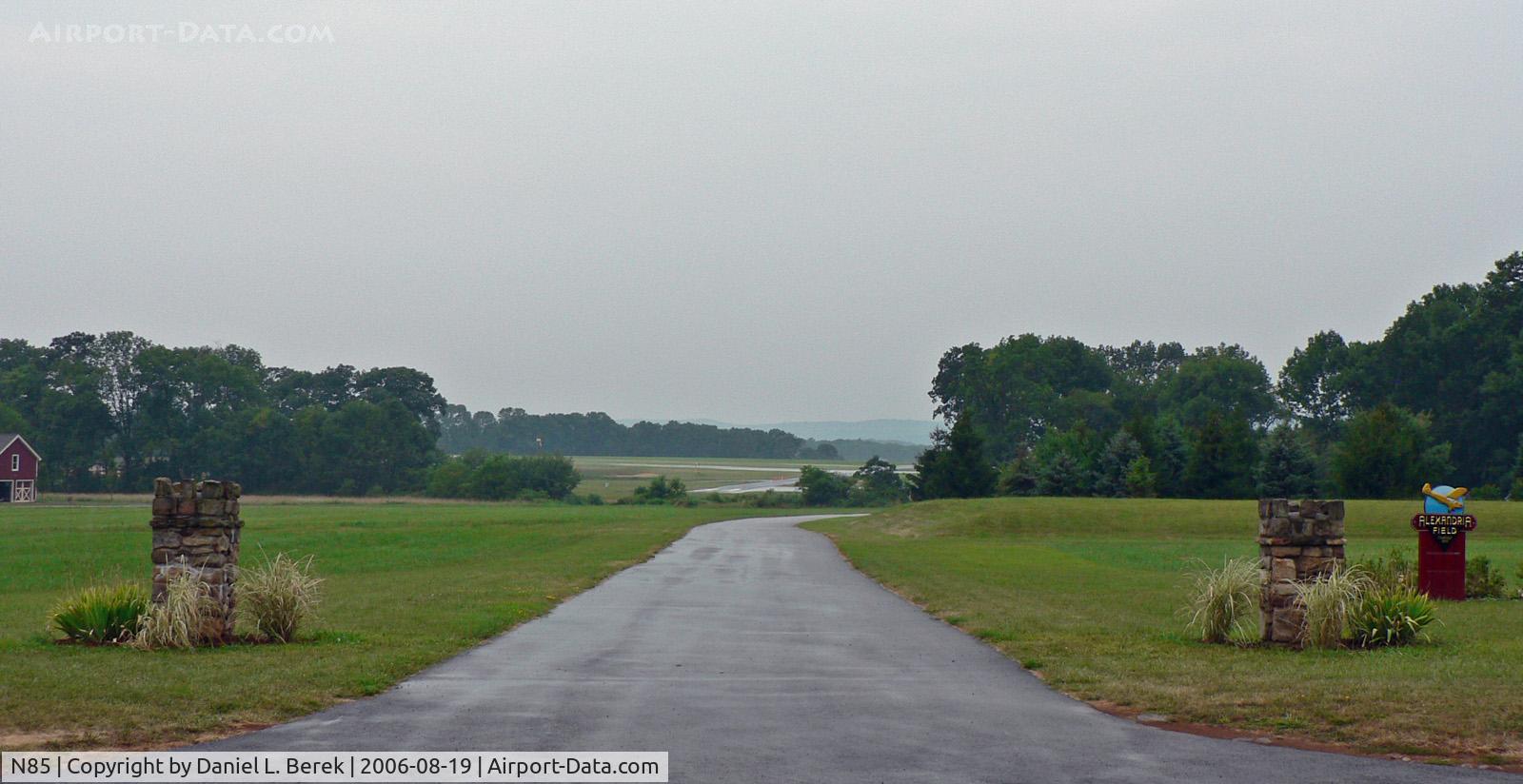 Alexandria Airport (N85) - Alexandria Airport is in the middle of rural Hunterdon County, reachable by a small county road.