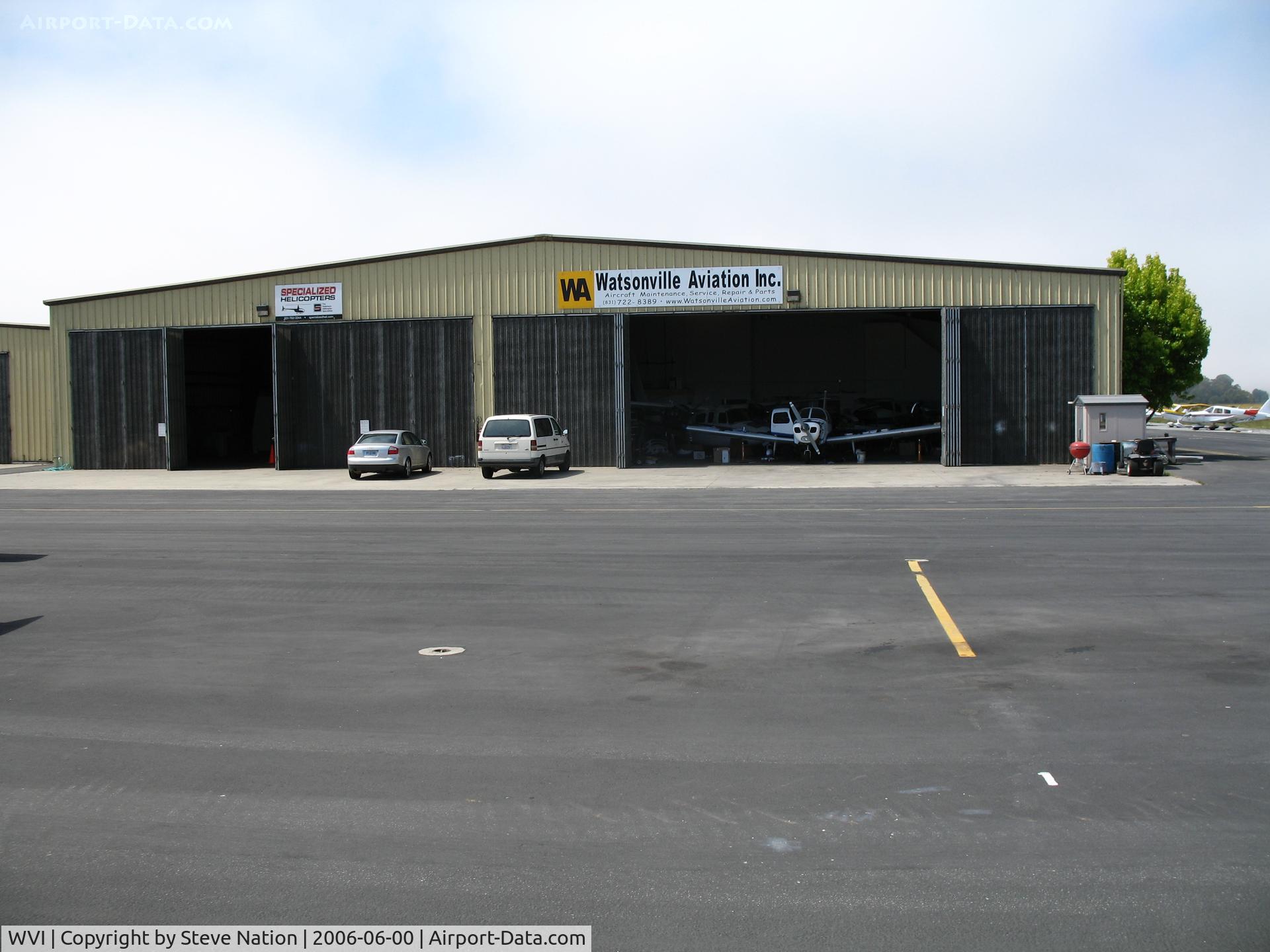 Watsonville Municipal Airport (WVI) - Watsonville Aviation & Specialized Helicopters hangar