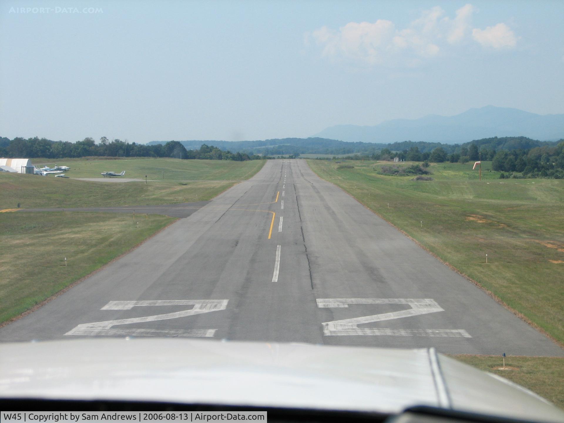 W45 Airport - That little dip is not too bad.
