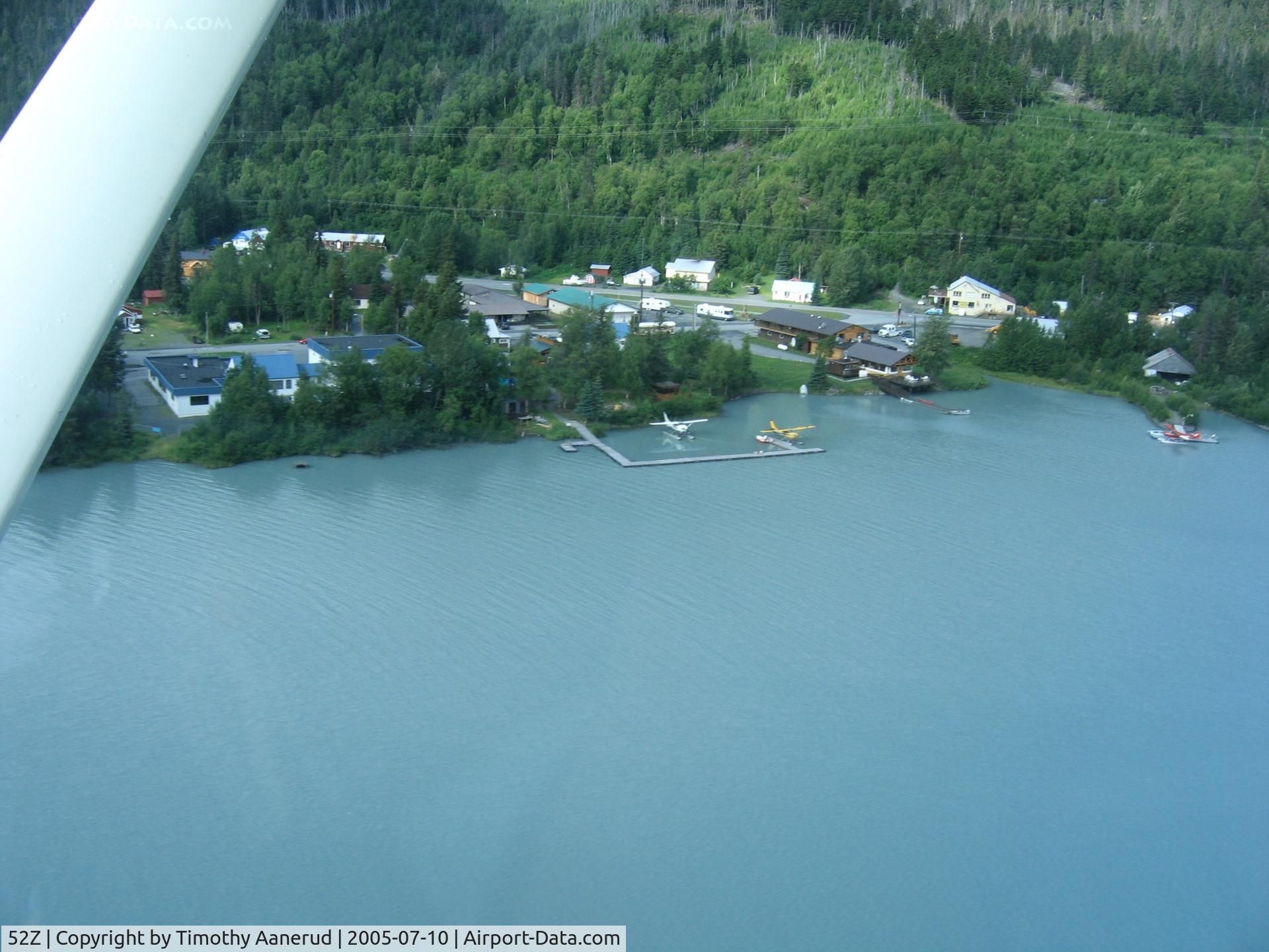 Summit Lake Seaplane Base (52Z) - looking east from a C206
