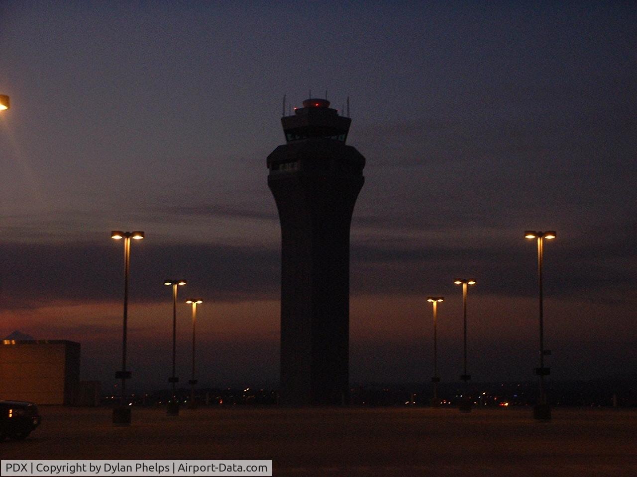 Portland International Airport (PDX) - PDX Tower at 5:45 AM