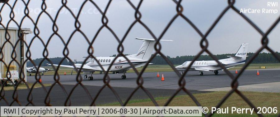 Rocky Mount-wilson Regional Airport (RWI) - Somewhat busy ramp on a Wednesday