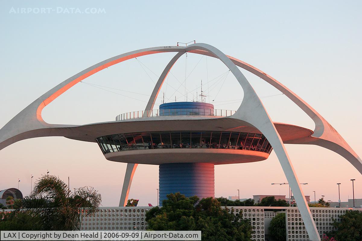 Los Angeles International Airport (LAX) - The LAX landmark as viewed from the west end of Terminal 1.