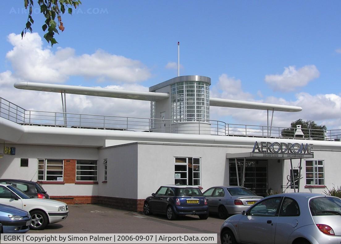 Sywell Aerodrome Airport, Northampton, England United Kingdom (EGBK) - View of the airport hotel