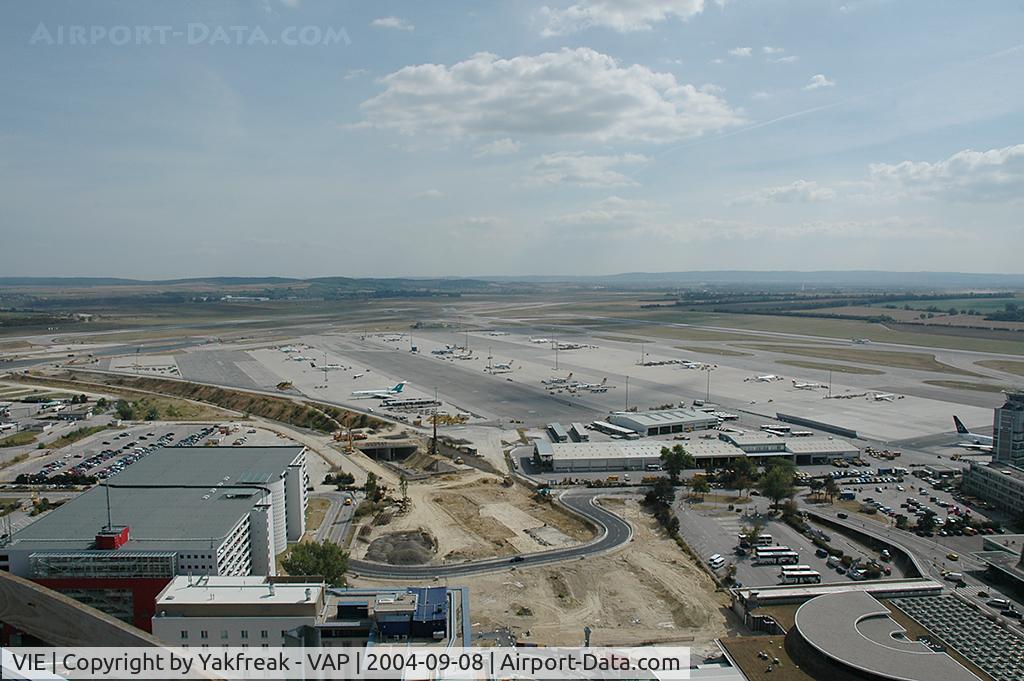 Vienna International Airport, Vienna Austria (VIE) - view from the new tower