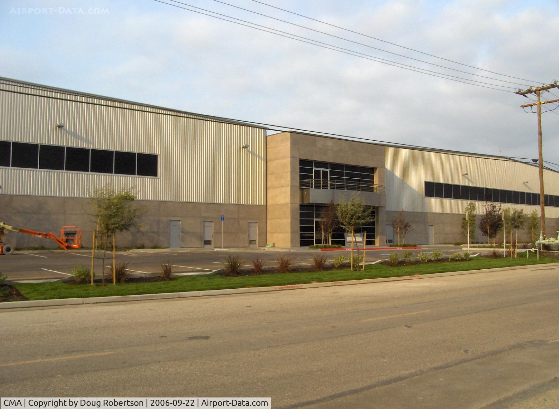 Camarillo Airport (CMA) - Newly completed dual executive aircraft hangars and center FBO office