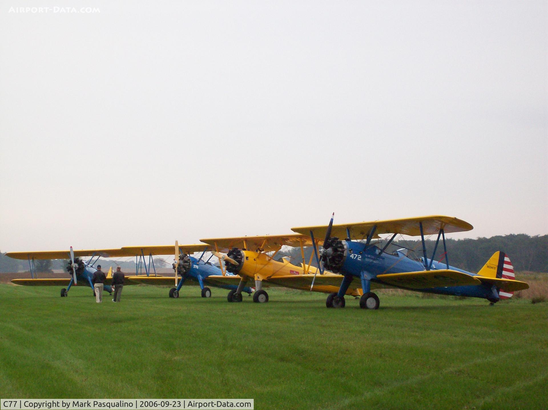 Poplar Grove Airport (C77) - Local Stearman group