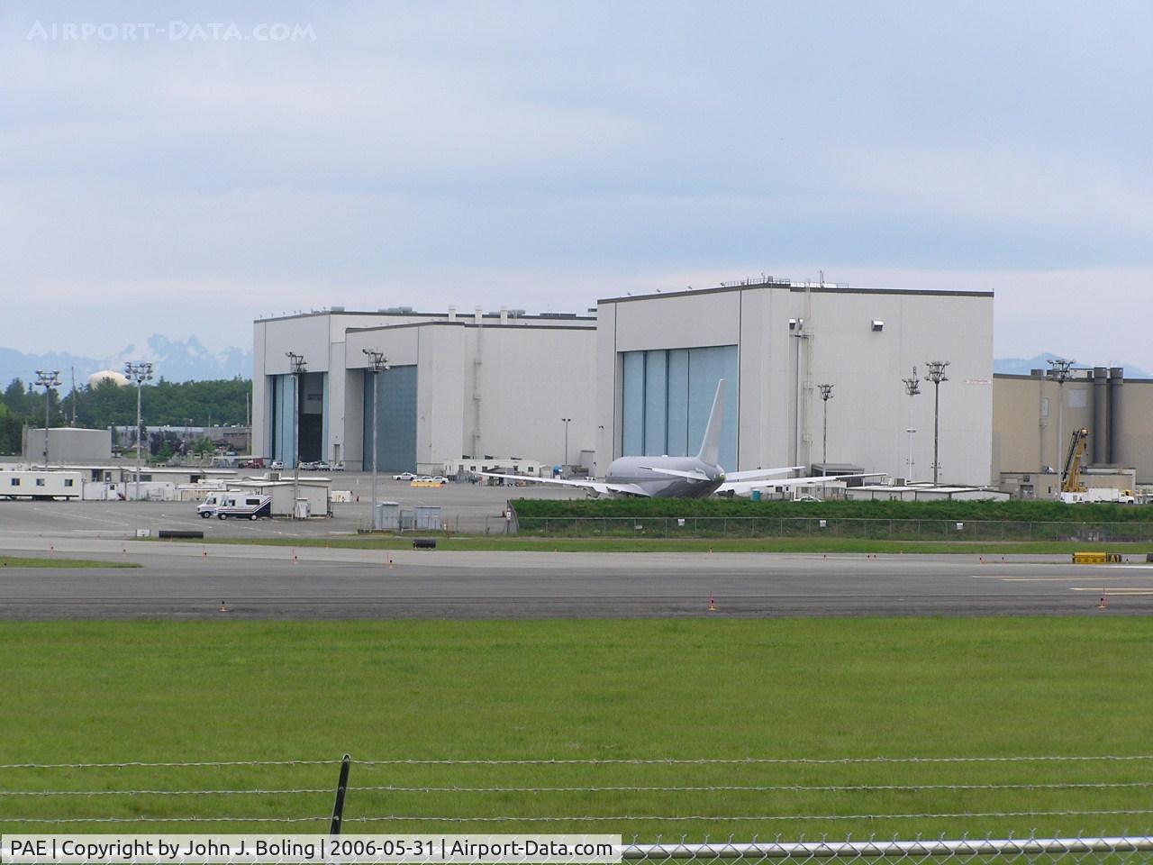 Snohomish County (paine Fld) Airport (PAE) - Boeing Paint Hangar at Paine Field