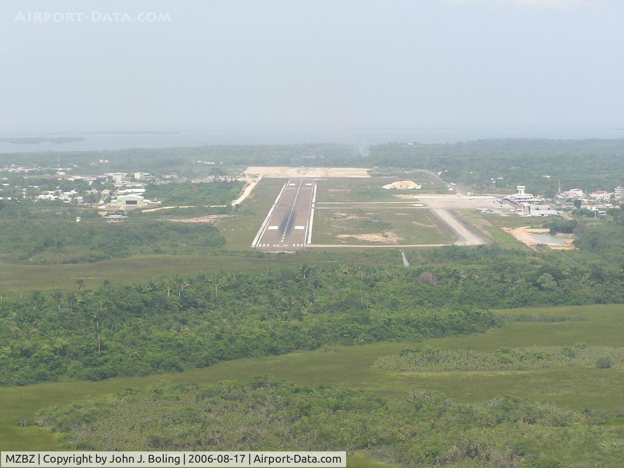 Philip S. W. Goldson International Airport, Belize City Belize (MZBZ) - Runway 07 at Belize