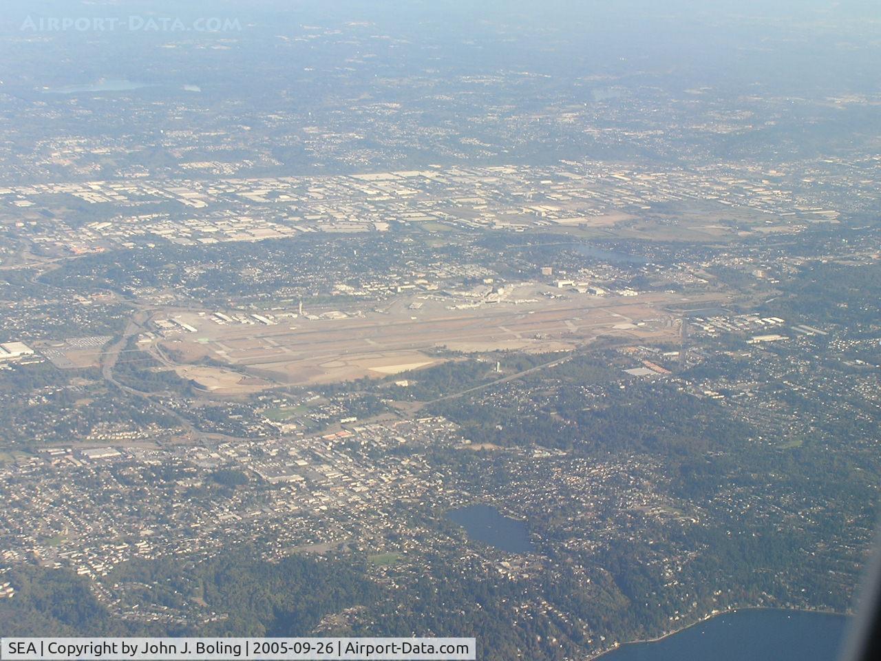Seattle-tacoma International Airport (SEA) - SEA-TAC Airport, Seattle Wa. looking east.